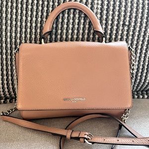 Karl Lagerfeld Leather Sling Purse